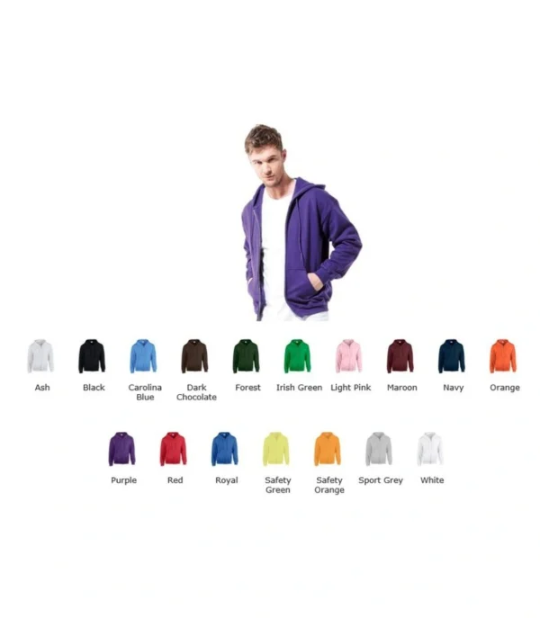 Gildan  GD58  Full Zip hood top